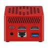 Mini ordenador leotec lempc14r n100 16gb 256gb rojo