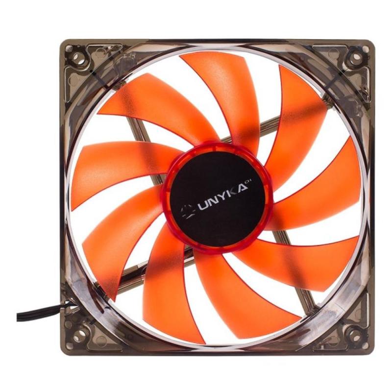 Ventilador cpu unykach 51792 led roja 120mm
