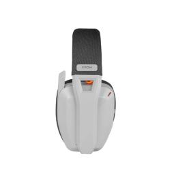 Auriculares gaming krom kanji inalambrico blanco