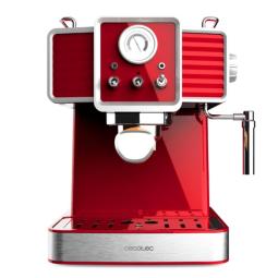 Cafetera cecotec power espresso 20 tradizionale light red 1350w 1.5l