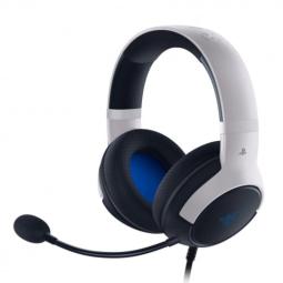 Auriculares gaming razer kaira x playstation licence jack 3.5mm blanco