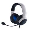 Auriculares gaming razer kaira x playstation licence jack 3.5mm blanco