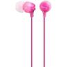 Auriculares sony mdr - ex15appiz jack 3.5mm rosa