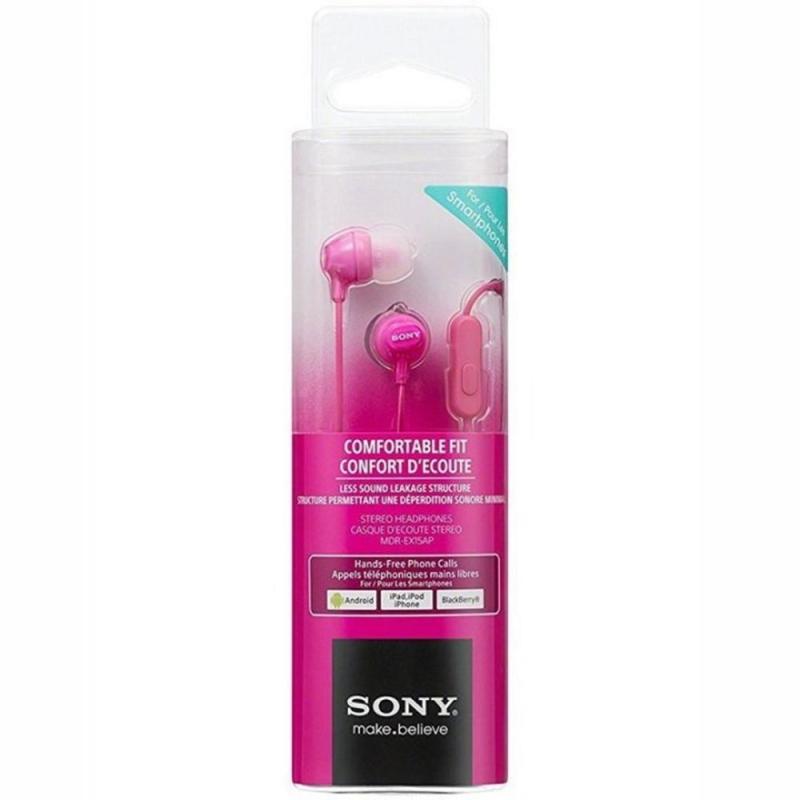 Auriculares sony mdr - ex15appiz jack 3.5mm rosa