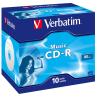Verbatim cd - r 700mb 16x tarrina 10 unidades audio