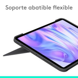 Funda logitech combo touch para con teclado para ipad pro m4 11pulgadas grafito