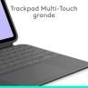 Funda logitech combo touch para con teclado para ipad pro m4 11pulgadas grafito