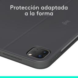 Funda logitech combo touch para con teclado para ipad pro m4 11pulgadas grafito