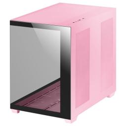 Caja ordenador mars gaming mcv4p premium custom xxl cristal templado rosa