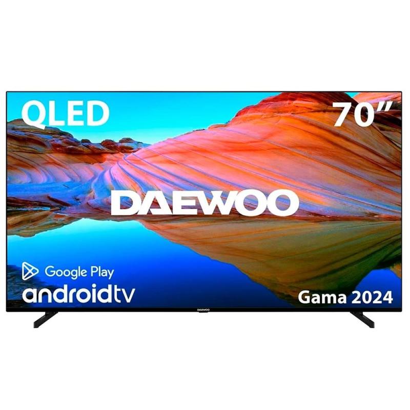 Tv daewoo 70pulgadas qled 4k uhd - 70dm73qa - android tv