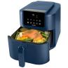 Freidora de aire bourgini airfryer slim ceramica 8l 1700w color azul