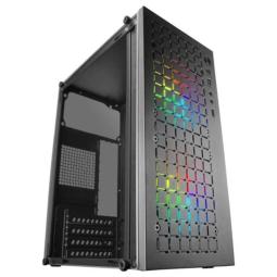 Caja ordenador mars gaming mccore matx frgb cristal templado negro