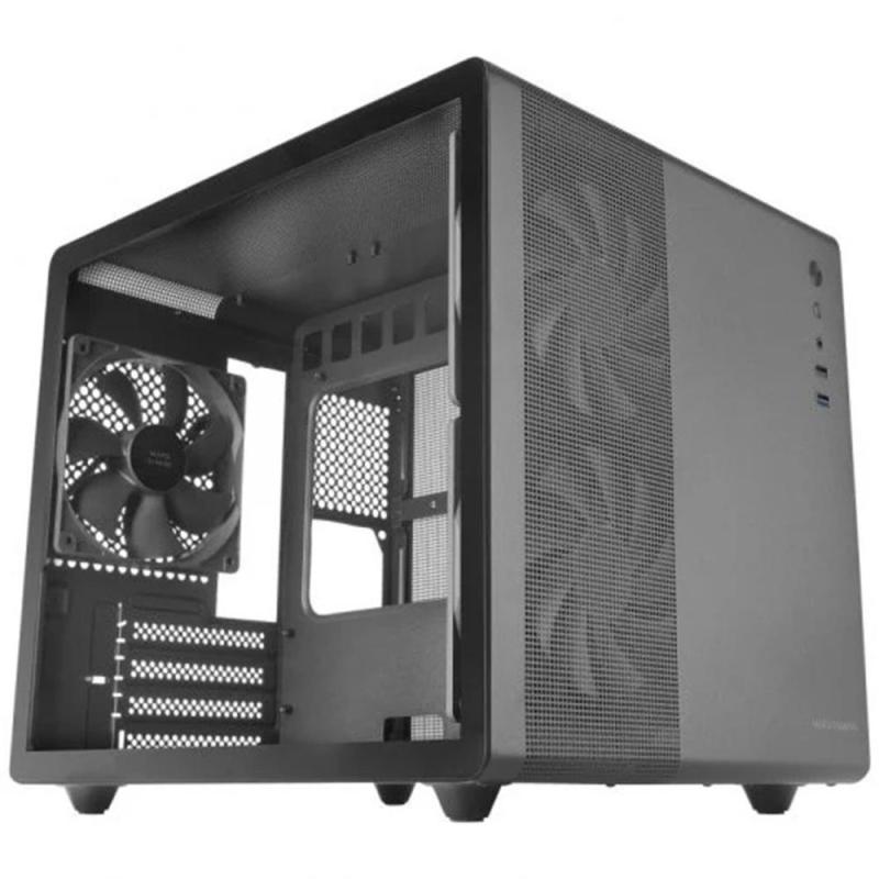 Caja ordenador mars gaming mcmpro matx cristal templado negro