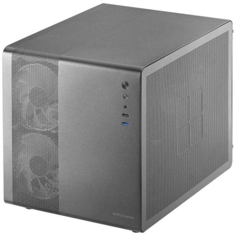 Caja ordenador mars gaming mcmpro matx cristal templado negro