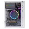 Caja ordenador mars gaming mccore matx frgb cristal templado blanco