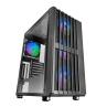 Caja ordenador mars gaming mcvault atx argb cristal templado negro