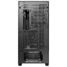 Caja ordenador gaming antec flux atx plastico negro