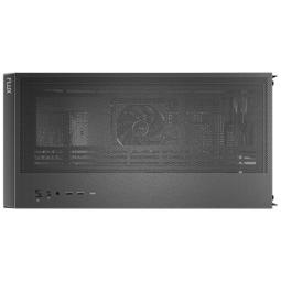 Caja ordenador gaming antec flux atx plastico negro