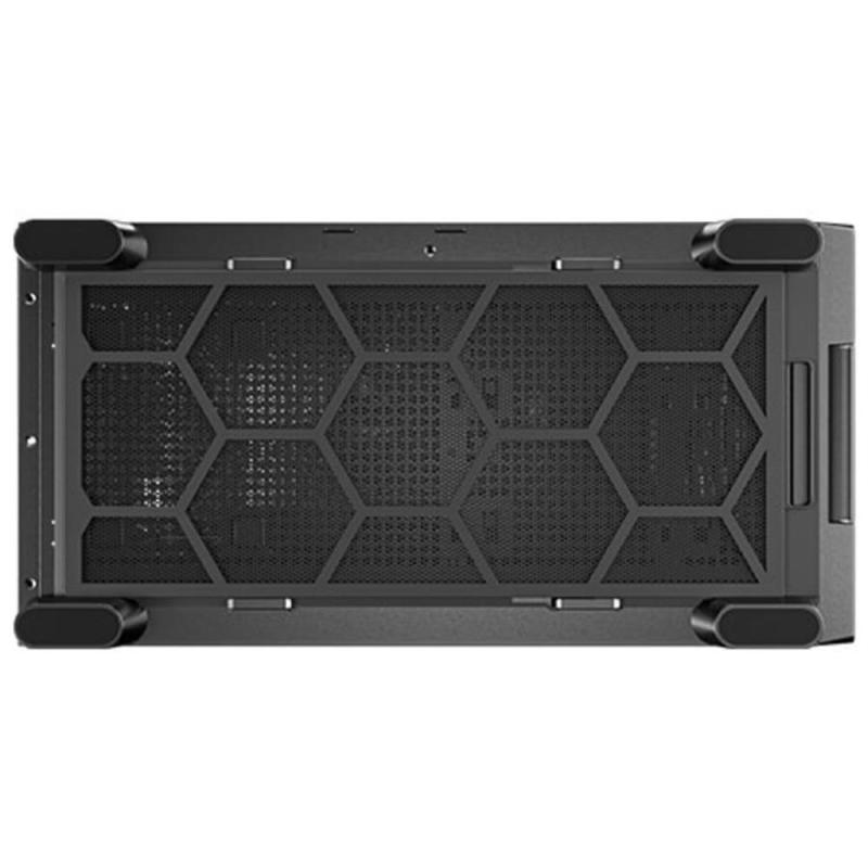 Caja ordenador gaming antec flux atx plastico negro