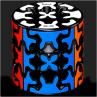 Cubo de rubik qiyi gear barrel 3x3 bordes negros - Imagen 1