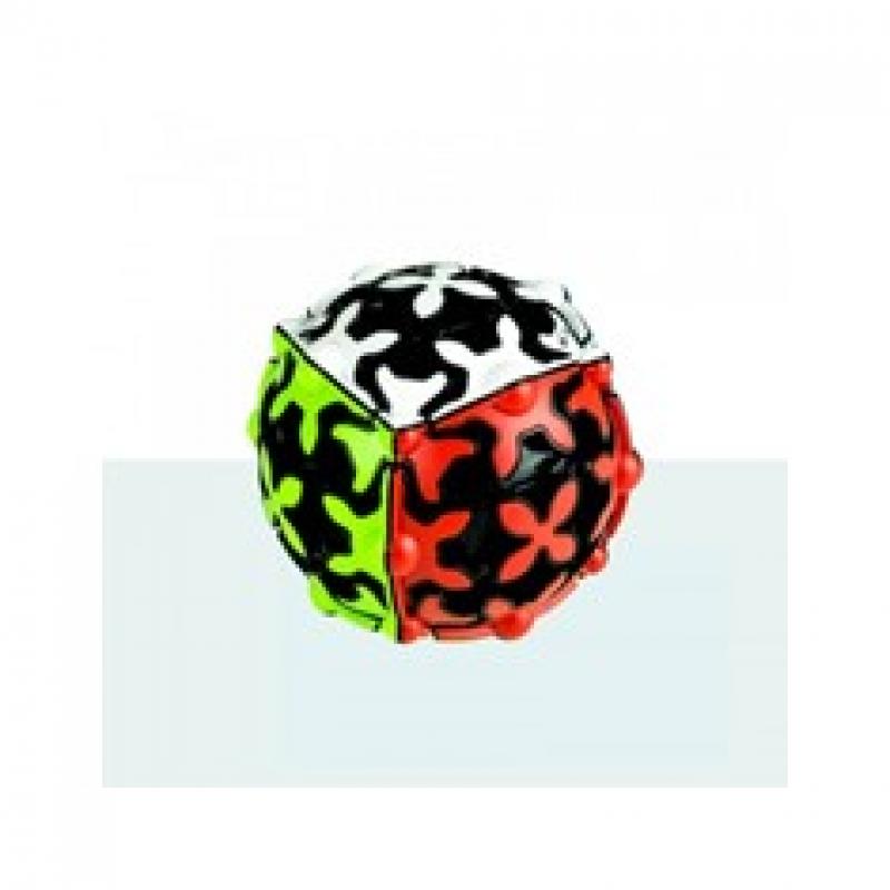 Cubo de rubik qiyi gear ball 3x3 bordes negros - Imagen 1