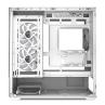 Caja ordenador gaming sharkoon mk6 rgb matx cristal templado blanco