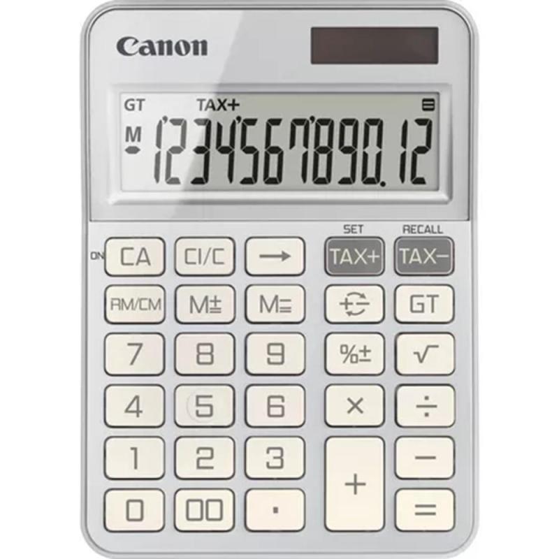 Calculadora canon sobremesa ks - 125kb - sl emea hb 12 digitos plata