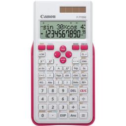 Calculadora canon cientifica f - 715sg dbl blanco y fucsia 12 digitos