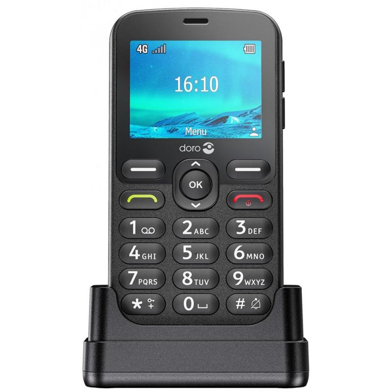 Telefono movil doro 1880 - 2.4pulgadas - 4g - negro