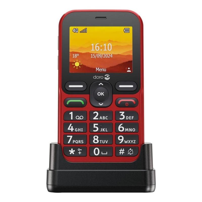 Telefono movil doro leva l10 - 2.4pulgadas - 4g - rojo