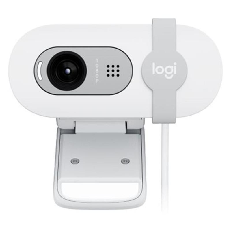 Webcam logitech brio 100 blanco full hd - usb