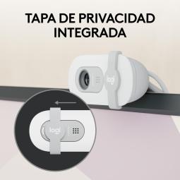 Webcam logitech brio 100 blanco full hd - usb