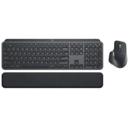 Teclado + raton logitech mx keys s combo inalambrico grafito español