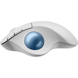 Raton inalambrico logitech ergo m575s blanco