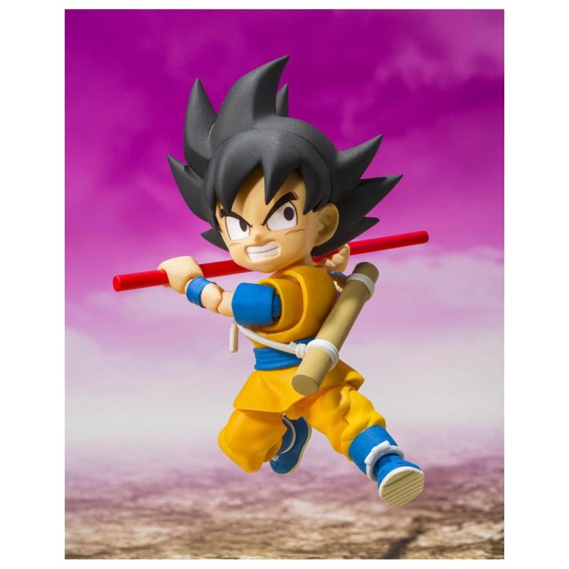 Son goku (mini) - daima - figura 7 cm dragon ball daima sh figuarts