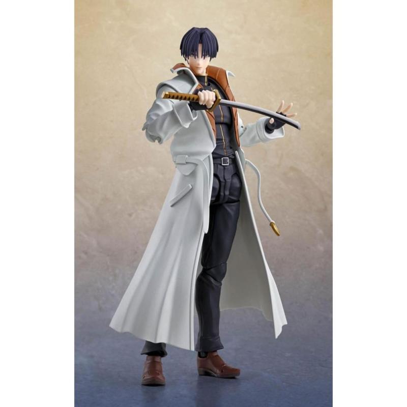 Aoshi shinomori figura 165 cm rurouni kenshin sh figuarts