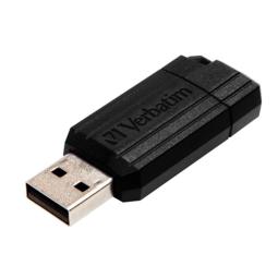 Memoria usb 2.0 verbatim pinstripe 16gb negro