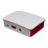 Carcasa raspberry pi 3 roja y blanca