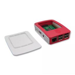 Carcasa raspberry pi 3 roja y blanca