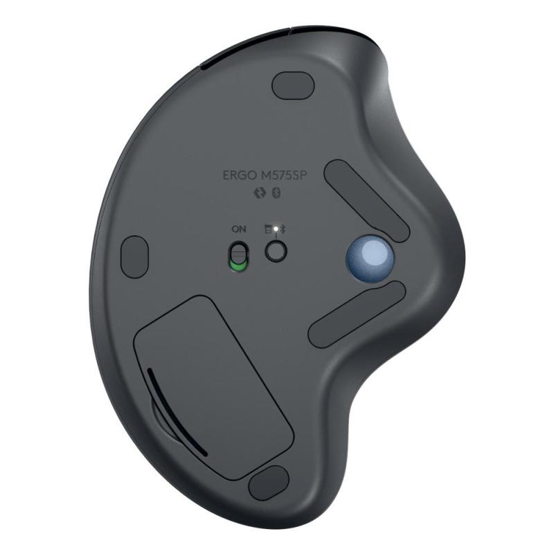 Raton inalambrico logitech ergo m575s negro