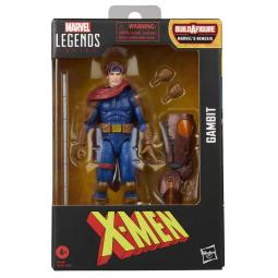 Figura hasbro marvel legends series build a figure marvels nemesis x - men gambit