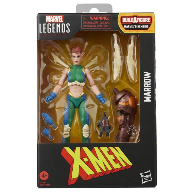 Figura hasbro marvel legends series build a figure marvels nemesis x - men marrow