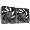 Ventilador mars gaming mf - nc 2 x 120mm negro