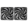 Ventilador mars gaming mf - nc 2 x 120mm negro