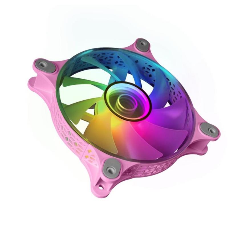 Ventilador mars gaming mf3d 120mm argb rosa