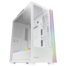 Caja ordenador mars gaming mcult e - atx cristal templado blanco