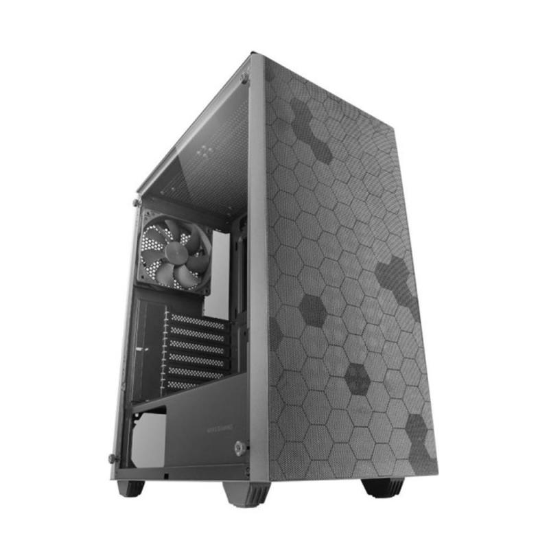 Caja ordenador mars gaming mcq3 atx cristal templado gris