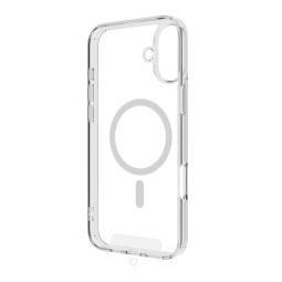 Funda muvit recycletek magsafe para apple iphone 16 plus transparente