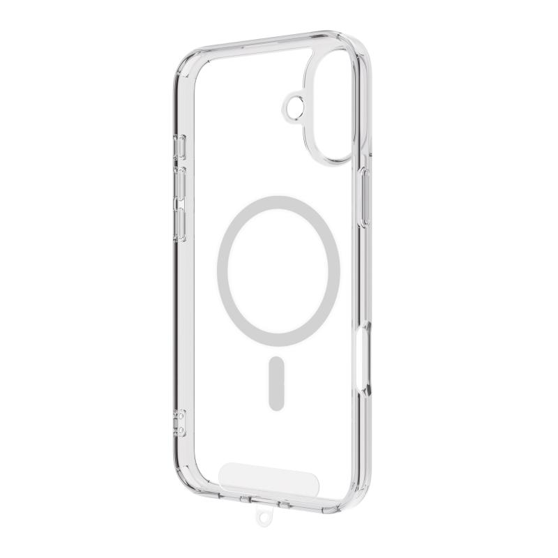 Funda muvit recycletek magsafe para apple iphone 16 plus transparente