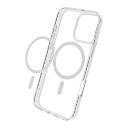 Funda muvit recycletek magsafe para apple iphone 16 pro transparente